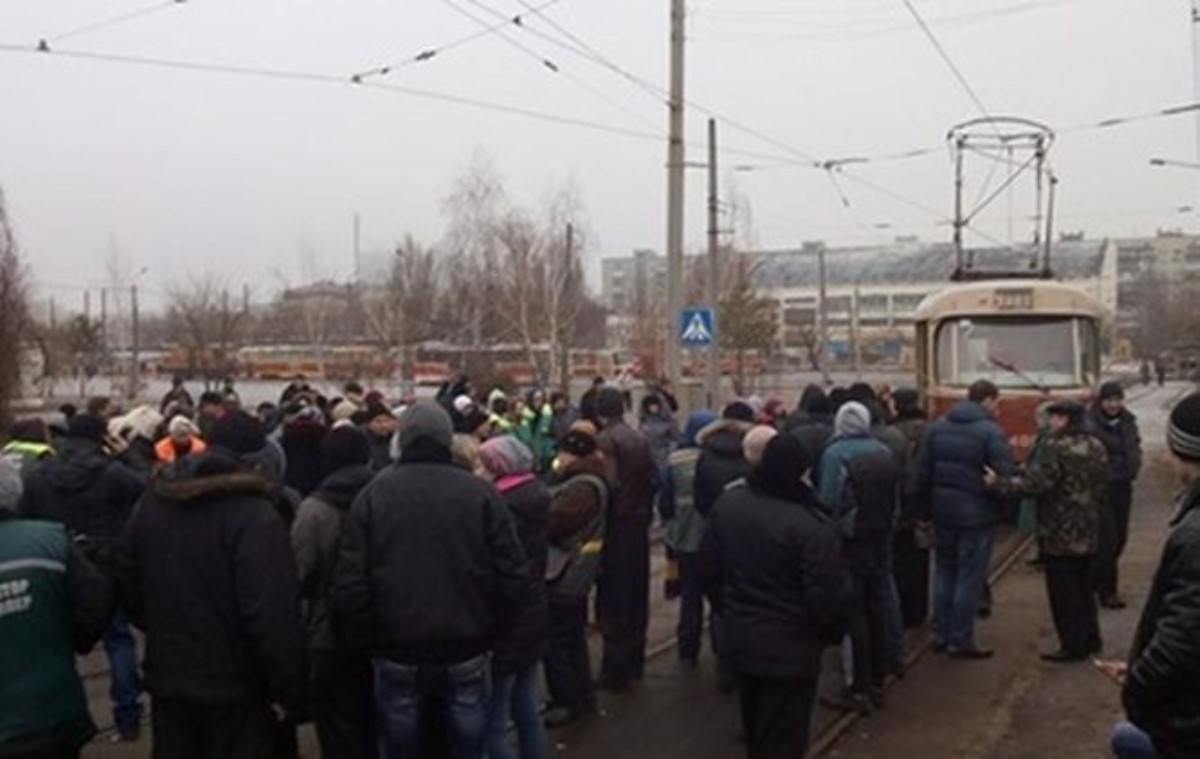 В Киеве водители трамваев вышли на работу
