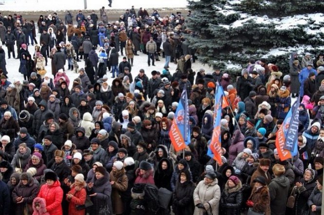 В Макеевке сепаратисты провели митинг-ярмарку