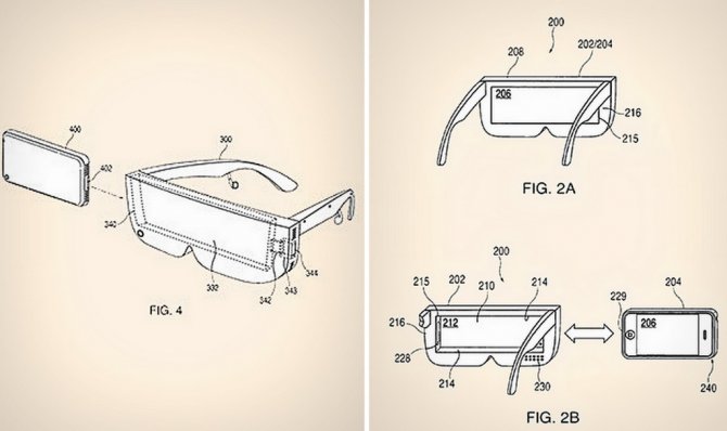 Apple выдали патент на очки-смартфон