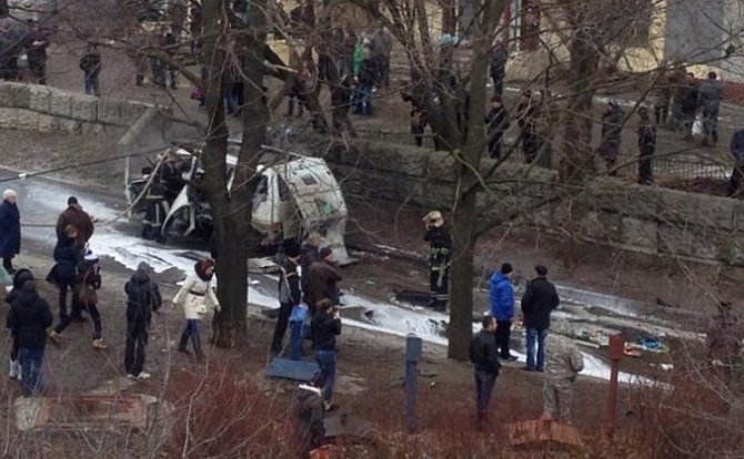 В Харькове взорвали Volkswagen комбата «Слобожанщины»
