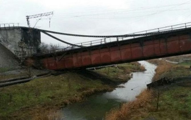 В «ЛНР» неизвестные подорвали железнодорожный мост