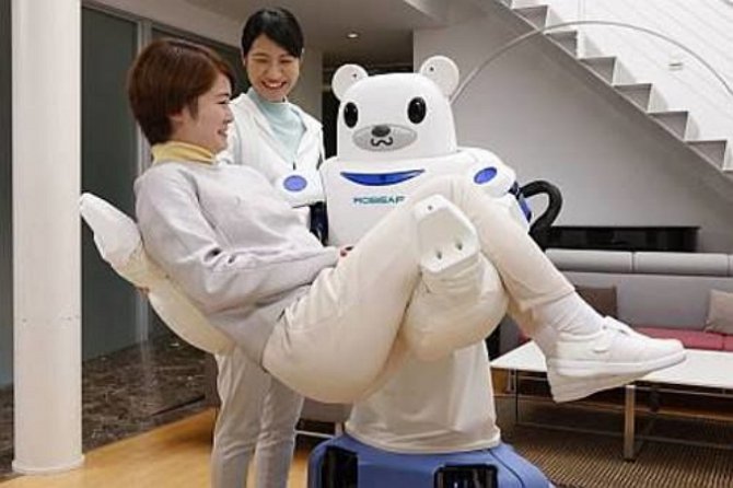 В Японии создали робота для ухода за лежачими больными
