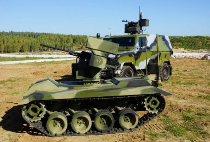 Новейший российский боевой робот «Нерехта» впервые продемонстрирован широким массам
