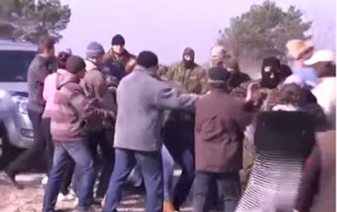 В Днепропетровской области "Правый сектор" устроил потасовку с местными селянами