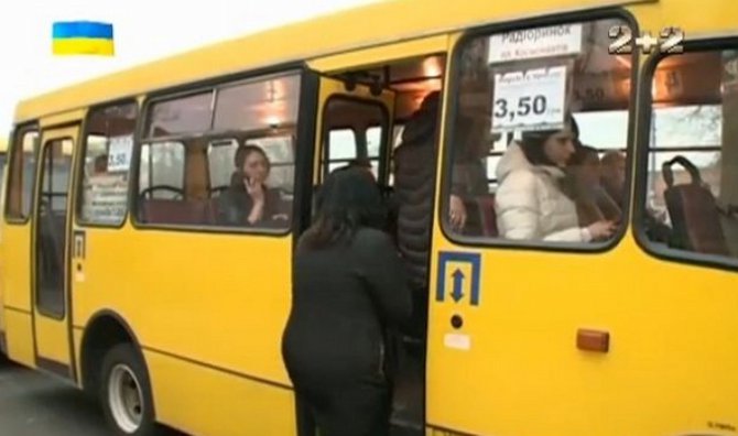 В киевских маршрутках теперь считают пассажиров