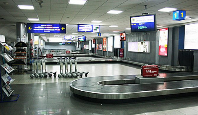 В аэропорту "Борисполь" задержана группа похитителей багажа