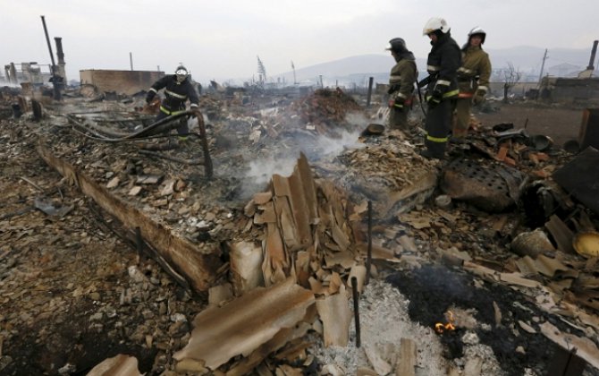 Из-за пожаров в Хакасии повреждены больше тысячи жилых домов