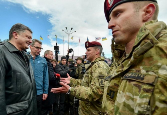 Порошенко открыл украинско-американские штабные учения