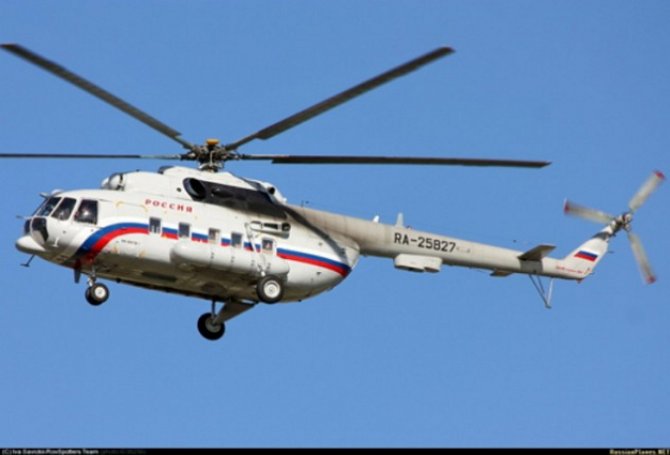 Российский вертолет пересек воздушное пространство Украины