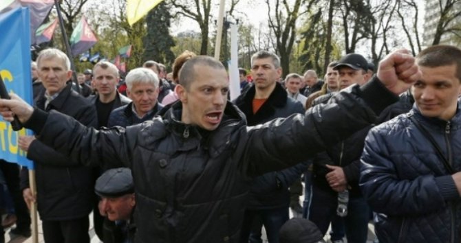 Среди митингующих в Киеве была только половина шахтеров - Аваков
