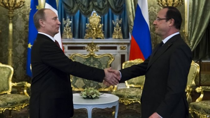 Песков рассказал, о чем Путин и Олланд не смогли договориться