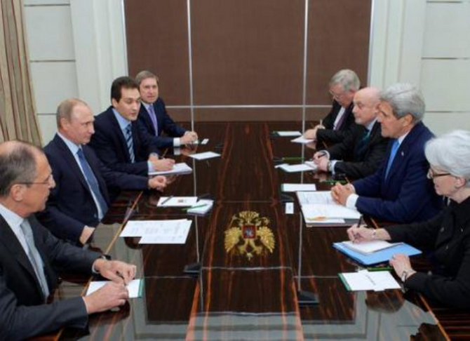 Керри рассказал об «откровенных дискуссиях» с Путиным