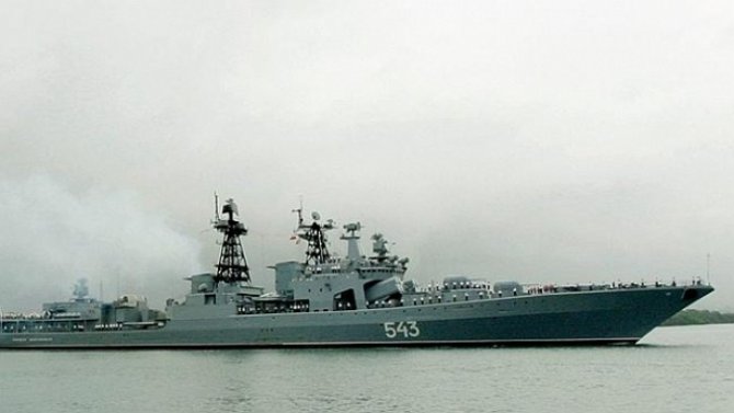 Латвия обнаружила российский военный корабль у своих границ