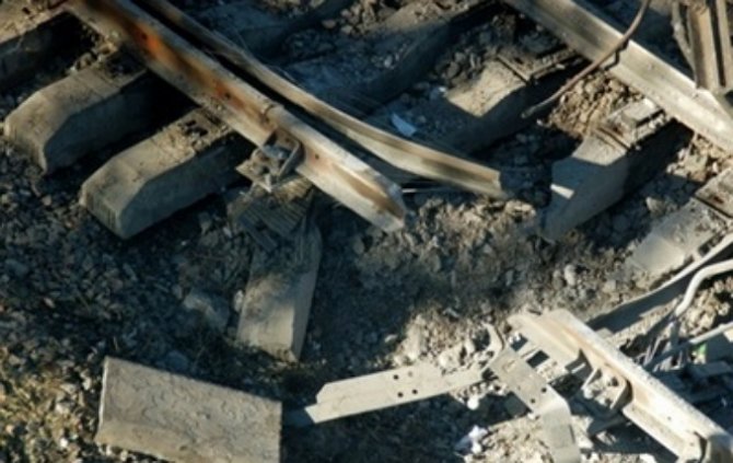 На Луганщине взорвали железную дорогу