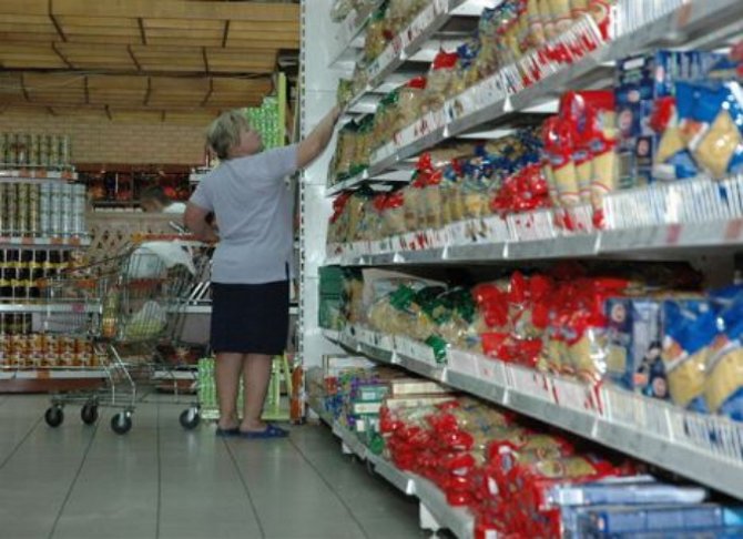 В Киеве в продуктовом магазине устроили погром из-за высоких цен