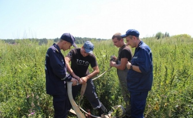В Киевской области продолжают гореть торфяники