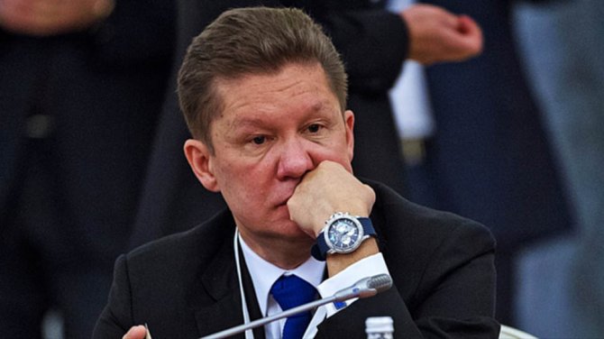 Миллер жалуется, что Украина не хочет оплачивать газ, который потребили "республики"
