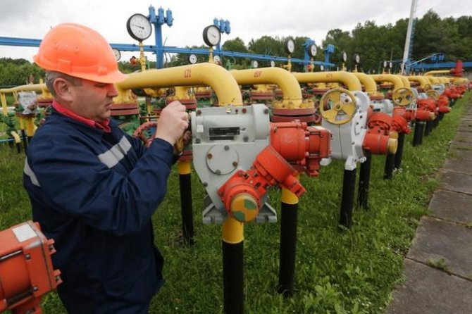 Украина увеличивает запасы газа в подземных хранилищах