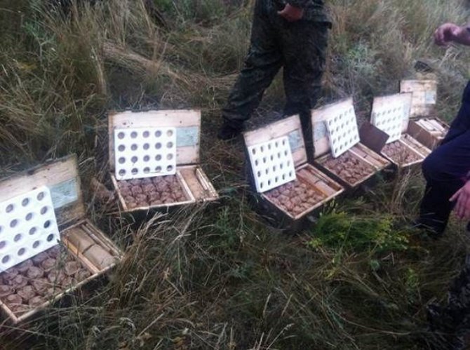На Днепропетровщине СБУ обнаружила крупный арсенал оружия