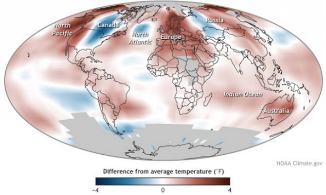 Климатологи назвали самый жаркий год за всю историю наблюдений