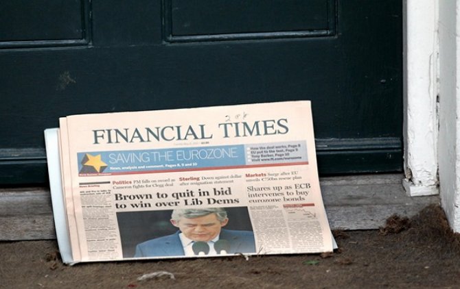 Японцы приобрели британскую газету Financial Times