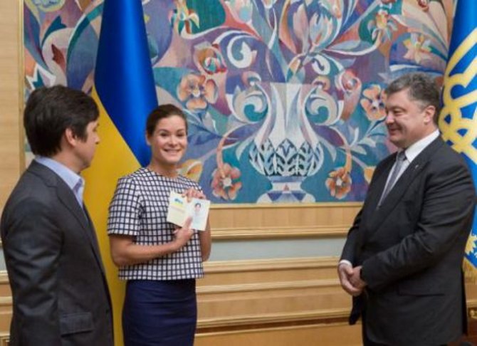 Мария Гайдар получила украинский паспорт
