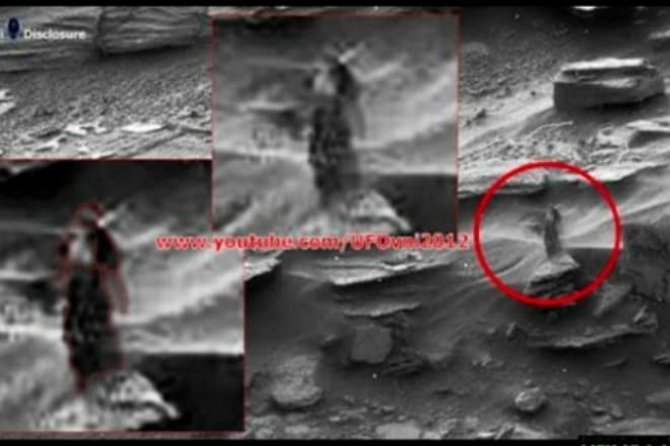 Curiosity заснял на Марсе фигуру девушки