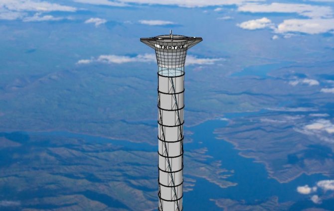 Канадская компания получила патент на строительство лифта в космос
