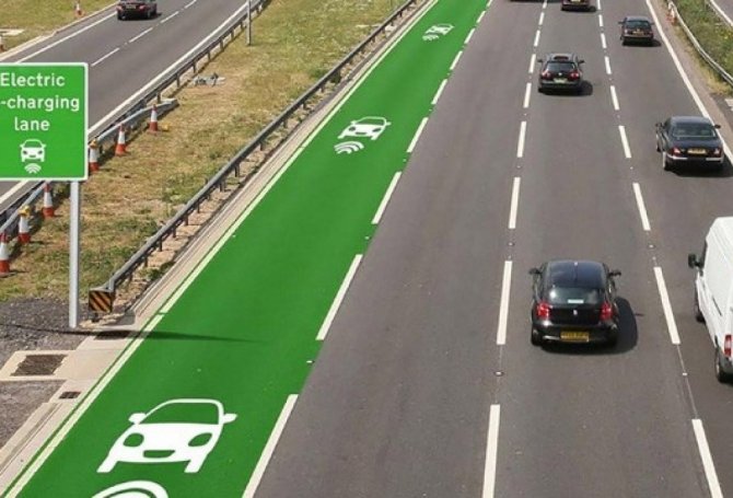 В Великобритании электромобили будут заряжаться от дорог