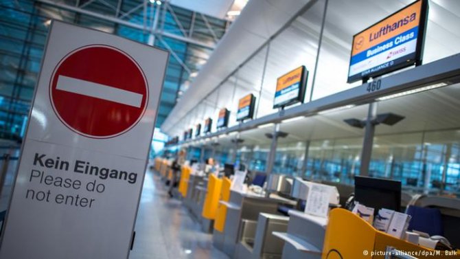 Lufthansa аннулировала около 1000 рейсов из-за забастовки