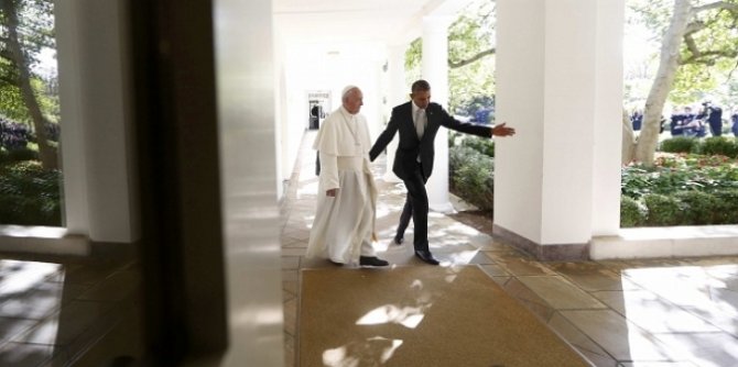 Папа римский 40 минут проговорил с Обамой наедине