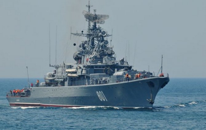 Возле Мариуполя пограничники зафиксировали военные корабли РФ