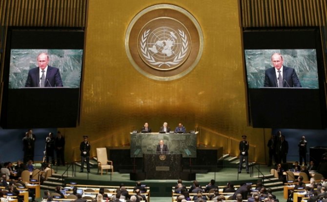 Украинские дипломаты покинули зал ООН во время выступления Путина