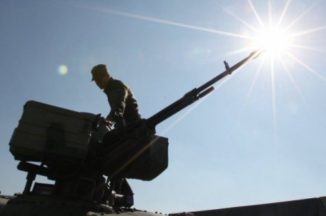 Военные завершили отвод танков в зоне АТО