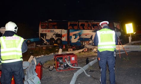 В Австрии автобус с украинскими номерами влетел в ограждение, много пострадавших