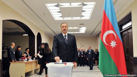 В Азербайджане на выборах побеждает партия президента Алиева