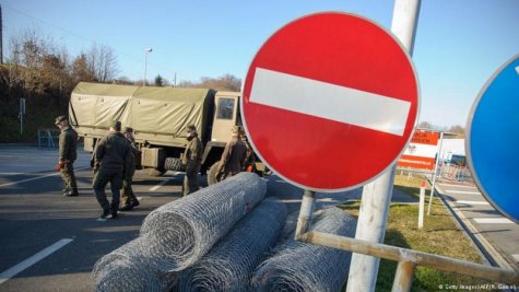Австрия возводит заграждения на границе со Словенией