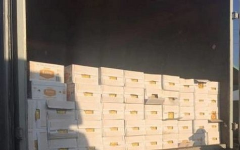 Правоохранители задержали три грузовика с продовольствием на границе с зоной АТО