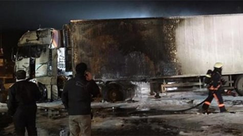 В Стамбуле загорелся и взорвался грузовик с украинскими номерами