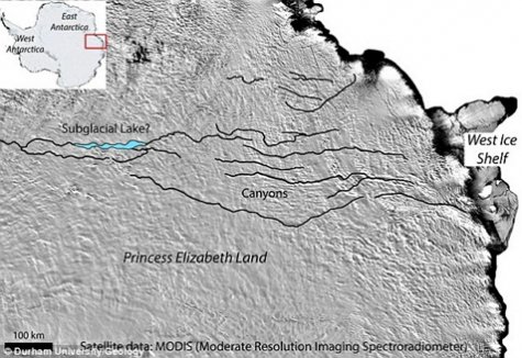 В Антарктиде обнаружили самый большой каньон на Земле