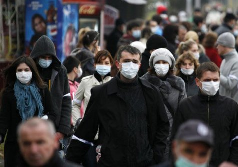 В Киеве из-за гриппа ввели масочный режим