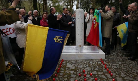 В Португалии появился памятник Героям Небесной Сотни
