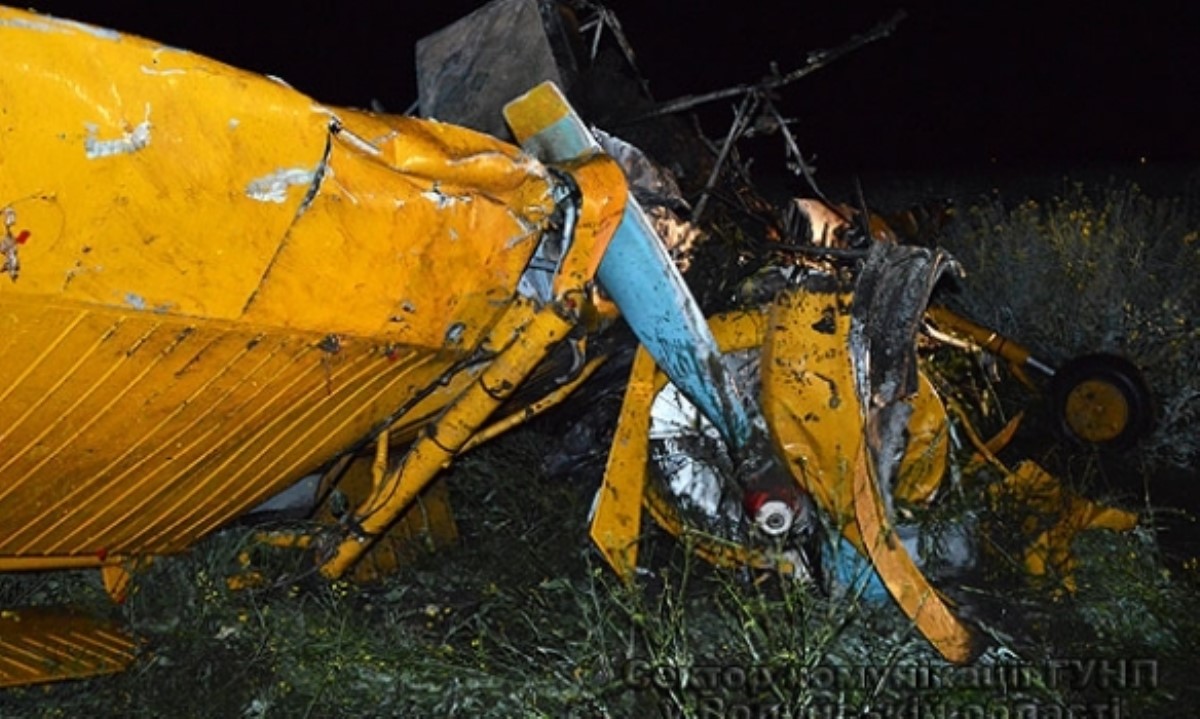 На Волыни разбился легкомоторный самолет, пилот погиб