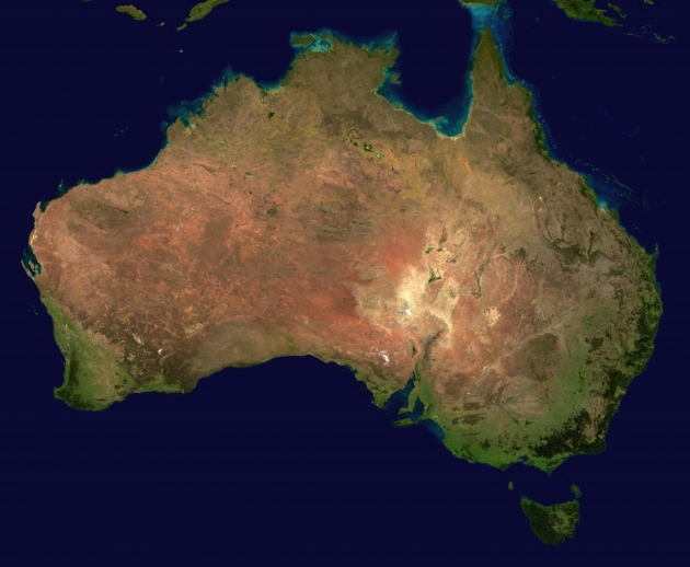 За последние 22 года Австралия сдвинулась на полтора метра - ученые