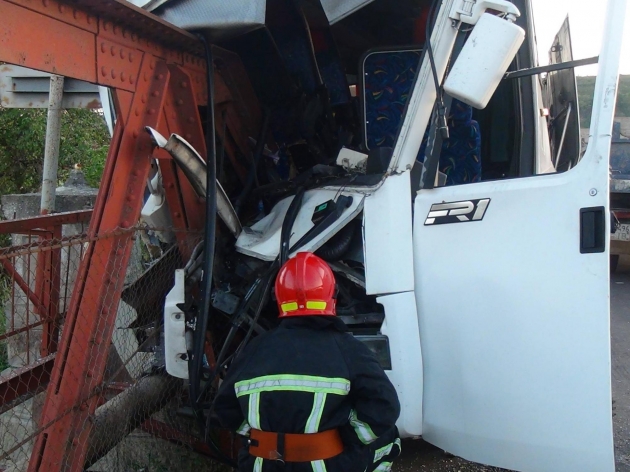 На Прикарпатье девять человек травмированы в результате ДТП автобуса