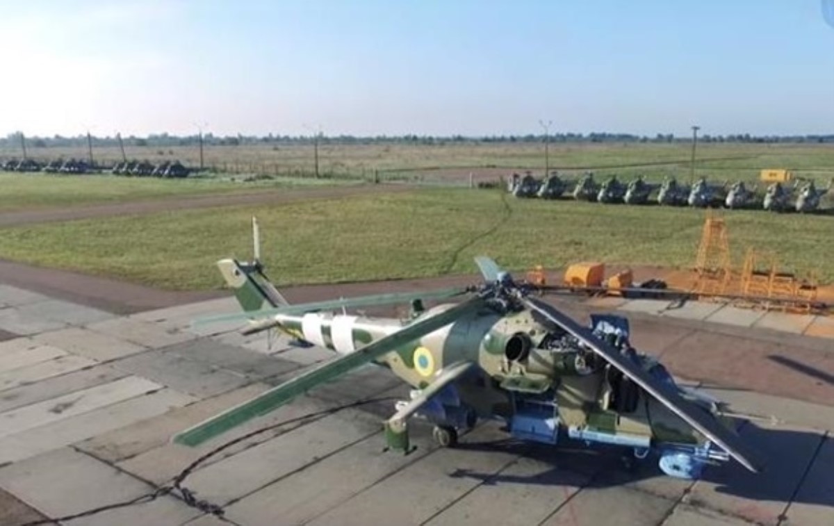 "Укроборонпром" обнародовал видео с новым ударным вертолетом Ми-24ПУ1