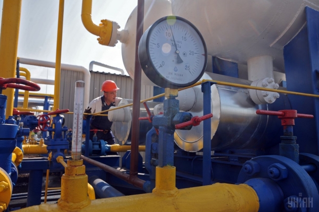 Украина сократила импорт газа в 2,4 раза