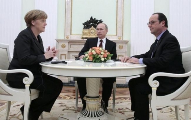 Меркель, Олланд и Путин решили, что надо проводить "нормандскую встречу"