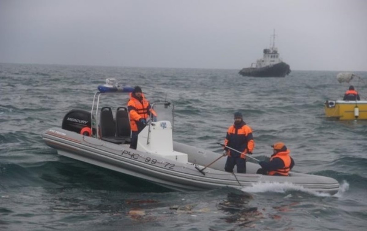 Установлено местонахождение черных ящиков упавшего в Черное море Ту-154