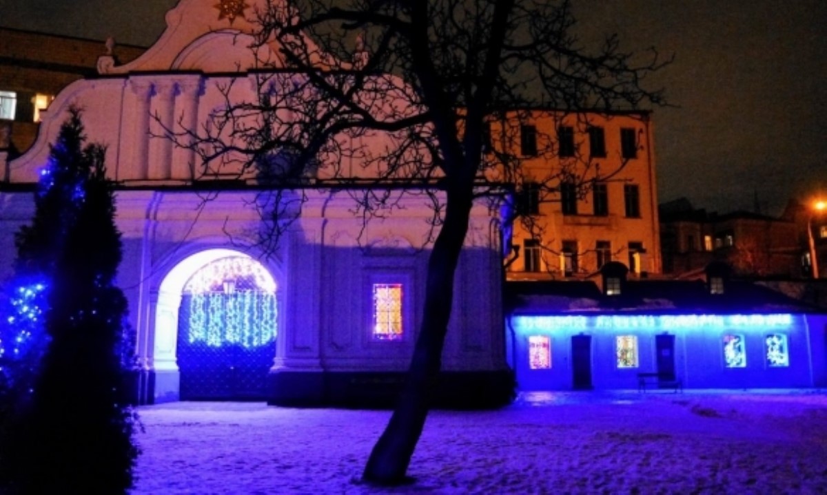 На территории "Софии Киевской" открылся рождественский парк
